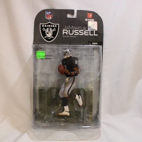 McFarlane NFL JaMarcus Russell #2 Figure Raiders Quarterback Oakland 2008 Rookie Cover
