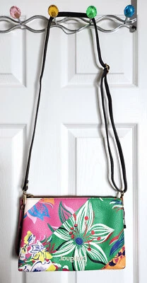 Bolso de Hombro Desigual Estampado Tropical / Crossboy / Bolso sin asas Multicolor Convertible Foto 1 de 4