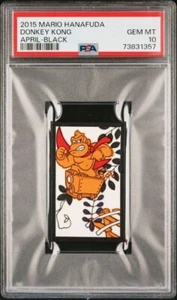 Mario Hanafuda Card Donkey Kong (Black) Card TCG - PSA 10 Gem Mint - Picture 1 of 1