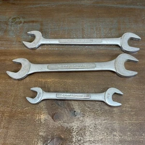 2 Craftsman =V = 15/16" x 1" cromo llave de extremo abierto más 19/32 x 11/16 llave - Imagen 1 de 9