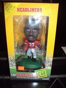 Headliners XL Terrell Davis Figure, 1 of 15,000 new COA - Picture 1 of 4