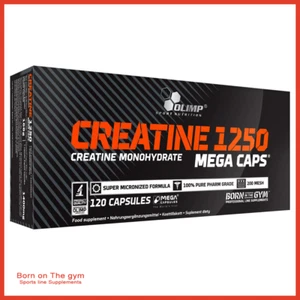 OLIMP CREATINE MONOHYDRATE 1250MG 60 MEGA CAPS THE STRONGEST CREATINE Booster - Picture 1 of 6