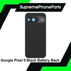 For Google Pixel 9 Replacement Battery Back Cover With Camera Lens ( Black ) -UK - Picture 1 of 1