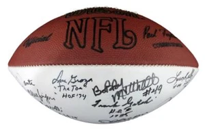 NFL Salón de la Fama Multi-Autografiado (21) Wilson NFL Fútbol 176391 - Imagen 1 de 4