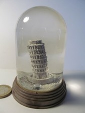 PISA palla neve VINTAGE snowdome snowglobe schneekugel