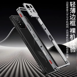 For Asus ROG Phone 8 Pro, Aluminum Metal Bumper Frame Metal Lock Case Cover - Picture 1 of 16