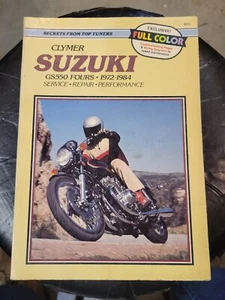 Clymer M373 Suzuki GS550, 1972-1984 Service-Repair-Performance Manual - Foto 1 di 2