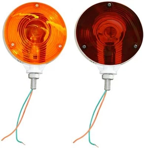 Semirremolques 12v 4 pulgadas guardabarros tractor cuatro pulgadas redondo doble cara marcador de luz - Imagen 1 de 9