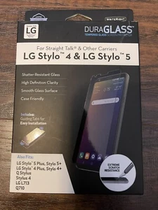 Protector de pantalla de vidrio templado LG Stylo 4 y Stylo 5 Duraglass - Imagen 1 de 2