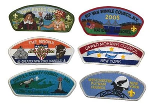 Lot of New York Councils 1/2 Dozen BSA CSPs Mint CSP (BHP1995) - Foto 1 di 2