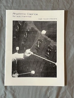 Capricho rítmico para marimba solo - Leigh Howard Stevens - Copyright 1989 - Nuevo Foto 1 de 3