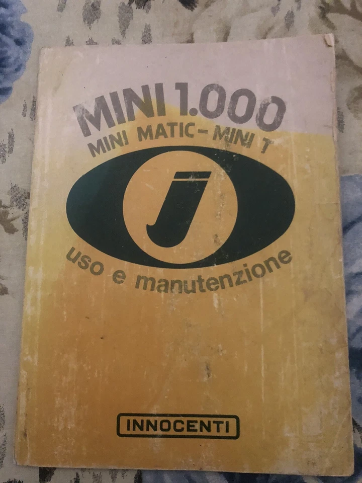 Libretto Di Uso e Manutenzione Innocenti Mini e Mini T - Immagine 1 di 4