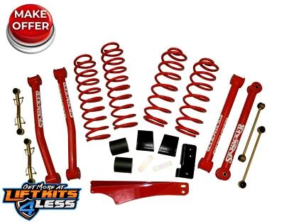 Лифт-комплект Skyjacker JK2501KCR-B 2,5 дюйма с черными максимальными амортизаторами для Jeep Wrangler JK 2007-2018 годов выпуска - Изображение 1 из 3