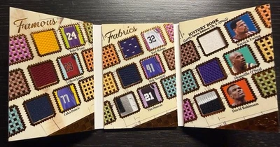 2025 Leaf History Book Sports Famous Fabrics KOBE LEBRON LUKA SHAQ Jersey #/25 - Image 1 of 4