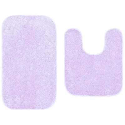 НОВЫЙ 2ШТ ОДНОТОННЫЙ КОВРИК ДЛЯ ВАННОЙ КОМНАТЫ КОНТУРНЫЙ КОВЕР НАБОР MUITIPURPOSE #26 - Изображение 1 из 2