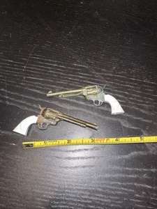 Vintage Miniature Toy Colt Revolver, White Bull Head Grip Handle - Picture 1 of 3