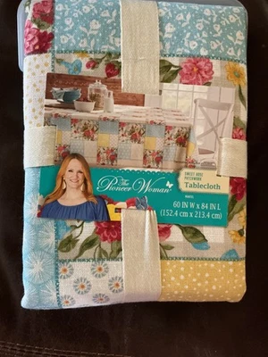 The Pioneer Woman Sweet Rose Patchwork Tablecloth 60x84” NIP New - Image 1 of 3