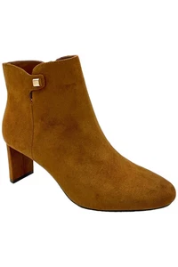 Alfani Womens Paam Blade Heel Dress Cognac Micro - Picture 1 of 3