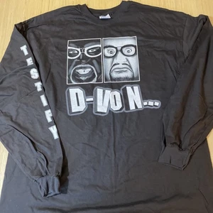 WWF D-Von Testify 2XL Schwarz Langarm Get the Table !!! doppelseitig NOS - Bild 1 von 8