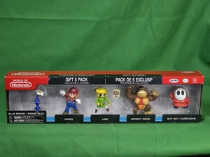 World of Nintendo Jakks Pacific 5 Pack - 2016 - Blue Pikmin - Shy Guy - Link - Picture 1 of 8