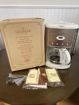 Gevalia Stainless Steel White 12-Cup Coffee Maker - Image 1 of 4