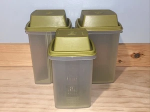 Vintage Tupperware Pickle Keeper Pick-A-Deli grün Vorratsbehälter 1330  - Bild 1 von 5