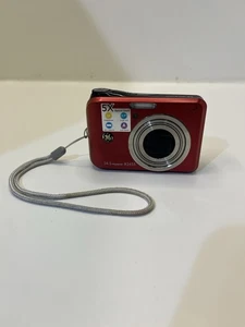 GE A1455 14.1MP Digital Camera Red 5X Zoom 2.7" LCD - Picture 1 of 6
