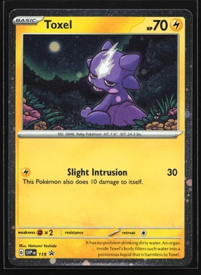 Toxel 119 SV: Scarlet & Violet Black Star Promo Pokemon Card - Image 1 of 2