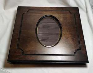 LUXURY ART LEATHER BROOKLYN NY PERMA BOUND WOOD BOUND WEDDING ALBUM LARGE SIZE - Picture 1 of 20