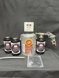 GAL FLUID FILM RUST PROOF "PRO" GUN 3 BOTTLES 1 3 WAND 50 PLUGS, Made in ITALY - Picture 1 of 2
