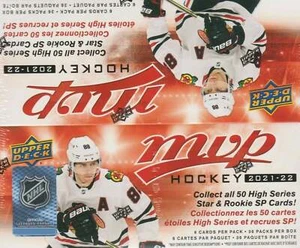 Caja al por menor de hockey MVP de cubierta superior 2021-22 - Imagen 1 de 1