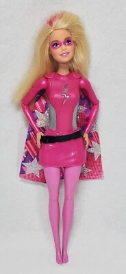 Barbie Princess Pink Power Superhero Doll Euc Blonde Hair Pink Highlights - Image 1 of 4