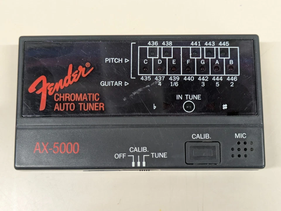 Sintonizador automático cromático Fender AX-5000 de colección hecho en Corea Foto 1 de 4