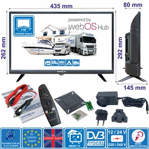 Unispectra® 19" Smart TV 12V (LG webOS) Magic Remote 240V Motorhome Truck Boat - Picture 1 of 10