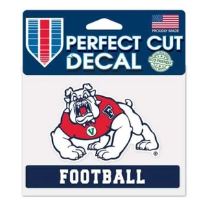 Fresno State Bulldogs perfekt geschnittener Fußball-Aufkleber - 3,25" x 4,5" - Bild 1 von 1