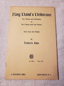 1963 King David's Deliverance for Chorus, Orchestra or Two Pianos no.9405 - Picture 1 of 4