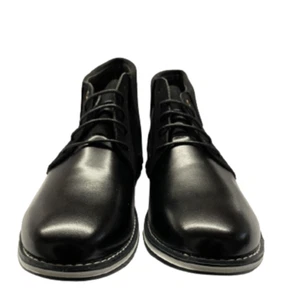 SCHUHE, HERRENSTIEFEL LEDER, WEICHE SOHLE BEQUEM SCHWARZ - Bild 1 von 7