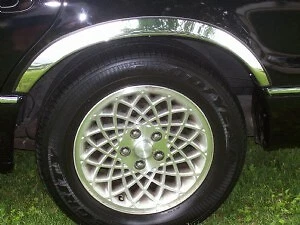 Chrome Fender Trim Molding Stainless QMI-270540 fits FORD ESCORT  1991-1996 - Image 1 of 1