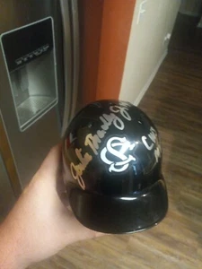 Casco de béisbol firmado Jackie Bradley Jr. South Carolina College Serie Mundial - Imagen 1 de 7