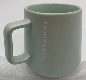 Starbucks Mint Green Pearl Coffee Mug 2021 Shimmer 12Oz Christmas Thanksgiving - Picture 1 of 6