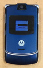 Motorola RAZR V3 - Cosmic Blue and Silver ( AT&T ) Cellular Flip Phone