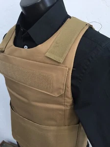 Sleek bulletproof vest FREE body armor lllA Insert Plates L XL 2XL 3XL 4XL - Picture 1 of 11