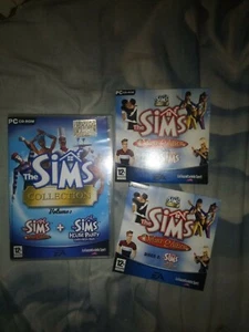 PC COMPUTER THE SIMS COLLECTION volume 1-DELUXE EDITION E HOUSE PARTY EXPANSION - Foto 1 di 3