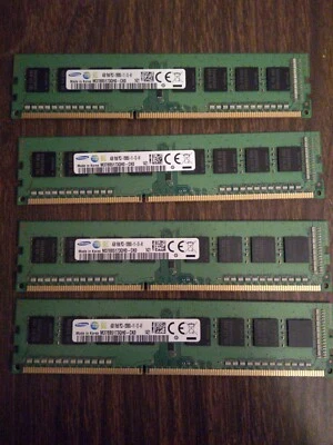 16GB (4 x 4GB) Samsung M378B5173QH0-CK0 DDR3 1600MHz PC3-12800 CL11 RAM lt4 - Image 1 of 2