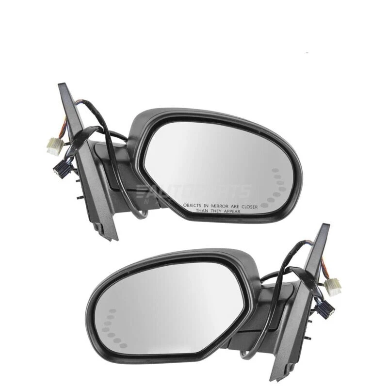 Новое левостороннее и правостороннее зеркало с электроприводом двери подходит для Chevrolet Suburban 1500 2007-2014 годов выпуска - Изображение 1 из 4