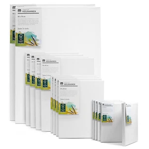 Künstler Leinwand Set Canvas zum Bemalen 100% Baumwolle Holz-Keilrahmen 280g/m² - Bild 1 von 19