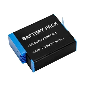 Rechargeable Li-Ion Battery Compatible With GoPro HERO 9, 10, 11 1720mAh Black - Picture 1 of 5