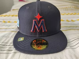 Minnesota Zwillingsmütze New Era MLB 2023 Schlagpraxis 59fifty passend 7 1/8 marineblau - Bild 1 von 6