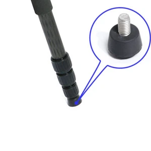 Nuevo Trípode Monopie Antideslizante 3/8" Pie de Goma para Estudio Pro Cámara de Cine HDV - Imagen 1 de 1