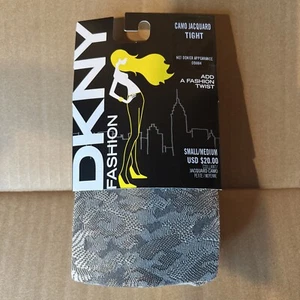 DKNY 0B884 Womens Camo Jacquard Tights All Sizes/Colors MSRP $20 - Picture 1 of 4